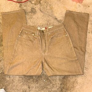 NWOT. PJ-Mark Tan Straight leg denim 32x32.